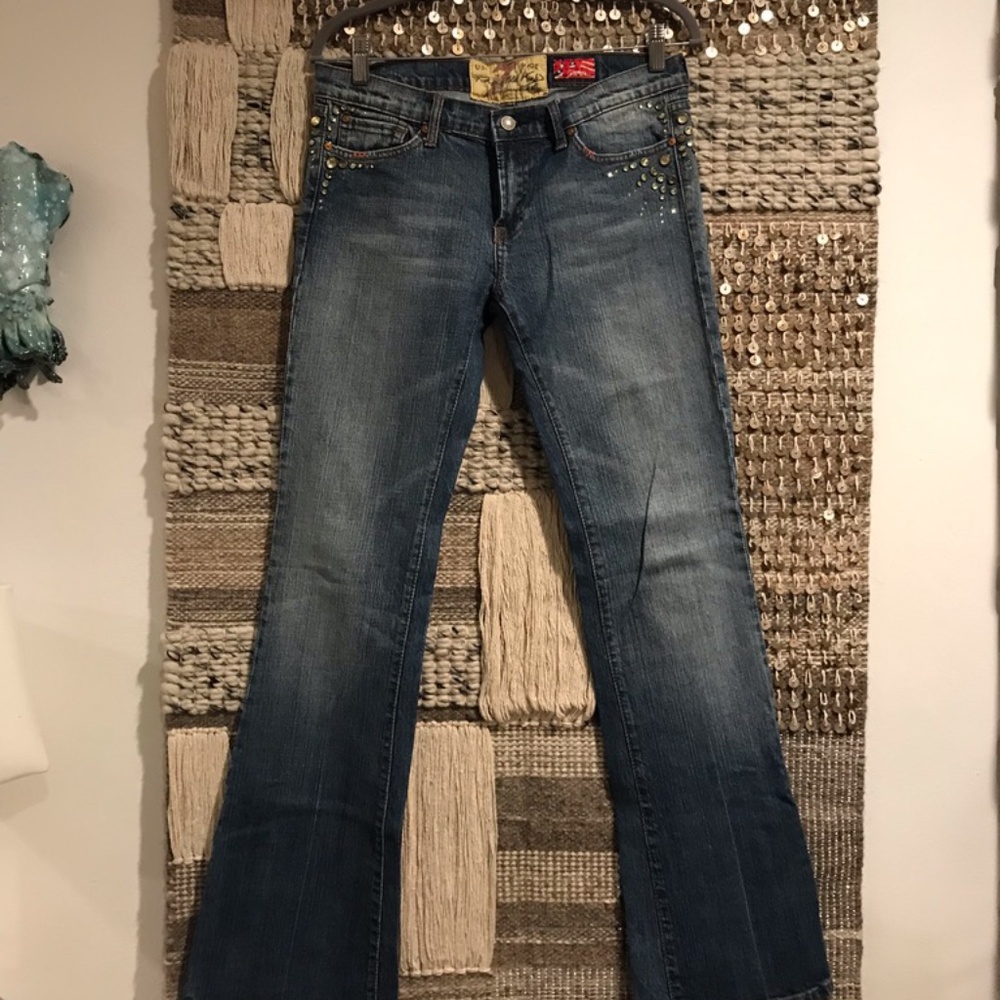 NWOT 7 for all Mankind + 'Great Wall' jeweled jean